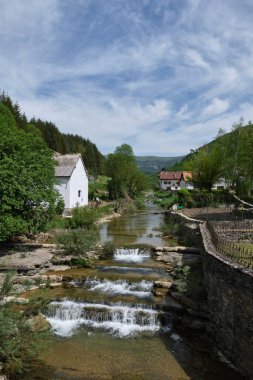 Village of Ochagavia in the valley of salazar, irati forest, Navarra, Spain