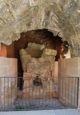 ruins of the old arms factory of Orbaizeta, Navarre, Spain