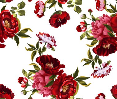 El çizimi çiçek deseni. Çiçek arka planı. Soyut zarafet deseni.