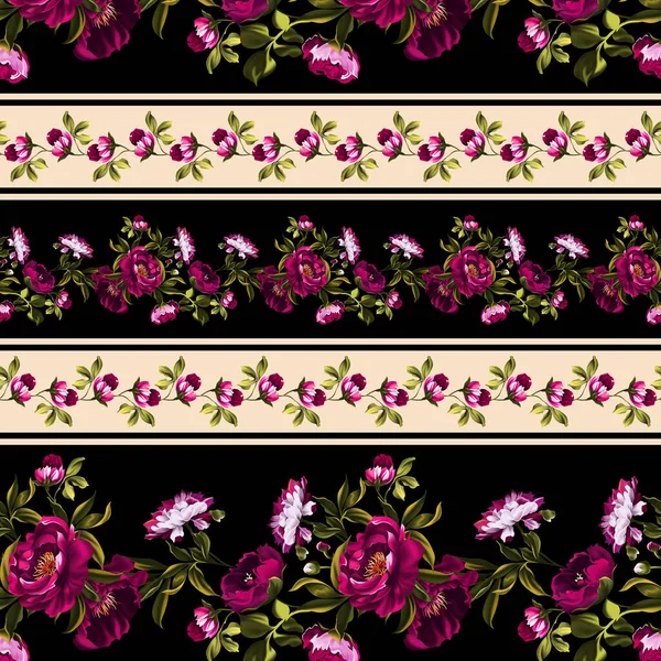 Χειροποίητο Μοτίβο Λουλουδιών Λουλούδια Φόντο Αφηρημένη Κομψότητα Μοτίβο — Φωτογραφία Αρχείου