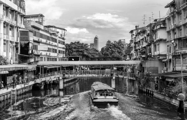 Klongs Chaophraya River Bangkok Thailand Asia — Stock Photo, Image