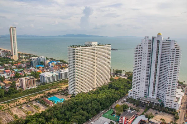 Moradias Residenciais Com Mais Andares Numa Zona Privilegiada Perto Mar — Fotografia de Stock