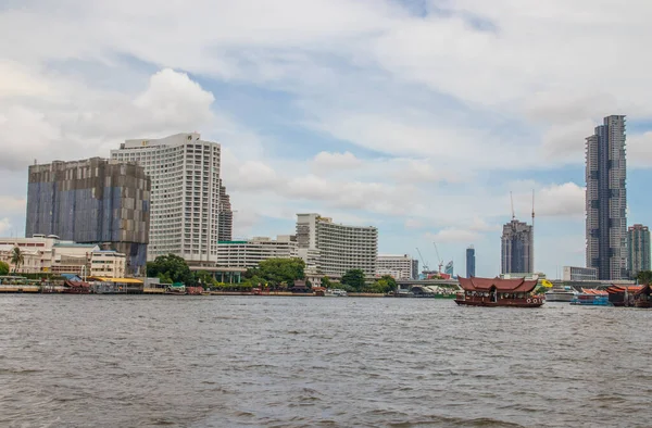 Chaophraya River Cityscape Bangkok Thailand Southeast Asia — Stock Photo, Image