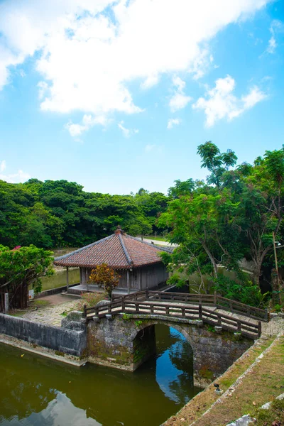 Jardin Genkyu Château Shurijo Naha City Okinawa Japon Prise Septembre — Photo