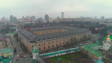 Mystetskyi Arsenal Ulusal Sanat ve Kültür Müzesi Hava Aracı görüntüleri. 