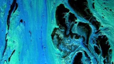 Soyut mürekkep boyası mavi ve gök mavisi arkaplan. Akrilik boya karışımı, mermer soyut akışkan sanat deseni..