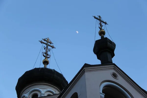 捷克共和国Marianske Lazne的圣弗拉迪米尔东正教会详情 — 图库照片