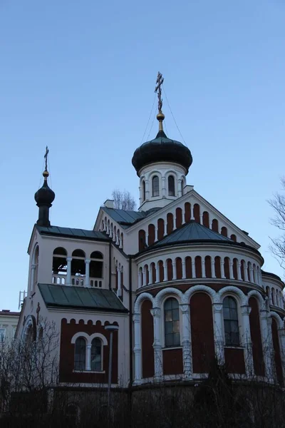 Православна Церква Святого Володимира Маріанське Лазне Чеська Республіка — стокове фото