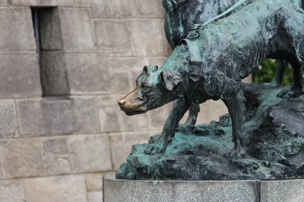 Dettaglio Una Statua Nel Cortile Konopiste Repubblica Ceca — Foto Stock