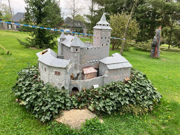 Miniature Castle Kunice Czech Republic — Stockfoto