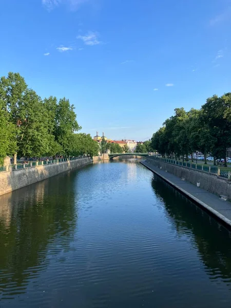 River Hradec Kralove Czech Republic — Foto Stock