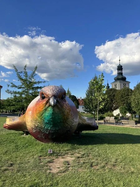 Statue Bird Park Gask Kutna Hora Czech Republic — Fotografia de Stock