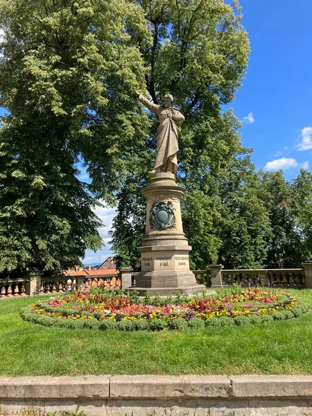 Статуя Карела Хавличека Боровского Кутна Гора Чехия — стоковое фото