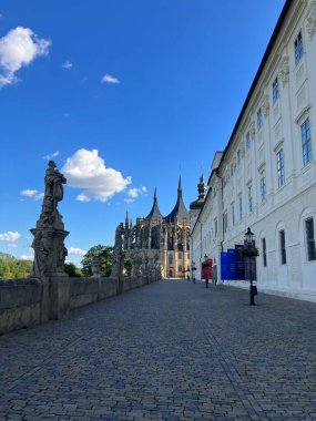 St Barbara street at Kutna Hora, Czech Republic