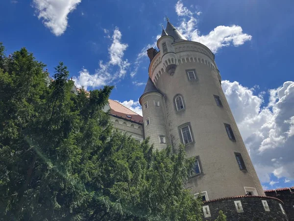 Zleby Castle Czech Republic — Foto Stock