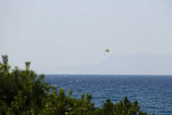 Yunanistan Rodos Kentinde Deniz Manzarası — Stok fotoğraf