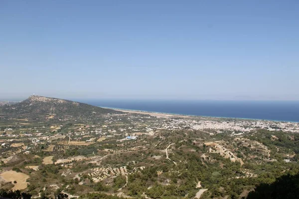 Filerimos Hill View Rodas Grecia — Foto de Stock