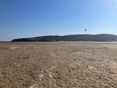 Yunanistan 'ın Rodos Adasındaki Prasonisi Plajı