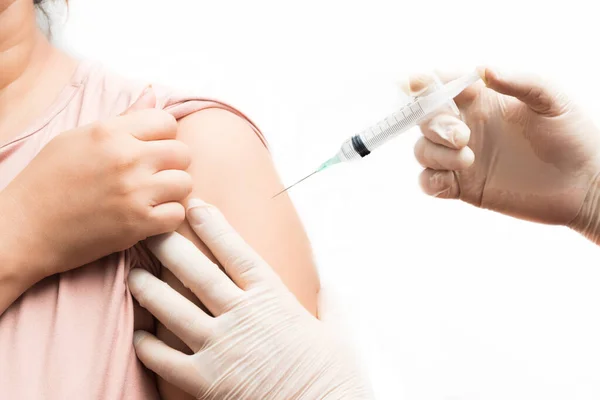 Vaccination Immunisation Concept Prévention Des Maladies Infirmière Professionnel Santé Qui — Photo