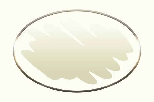 Hnědé Barvy Abstraktní Logo Pozadí Ilustrace Tvaru Štětce Zlatým Kruhem — Stock fotografie