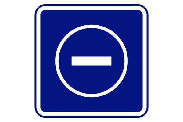 Ilustracja Symbolu Niebieskim Tle — Zdjęcie stockowe