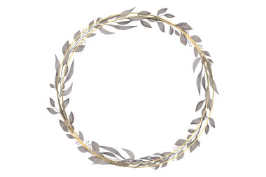 İki altın halkalı soyut logo arkaplan çizimleri