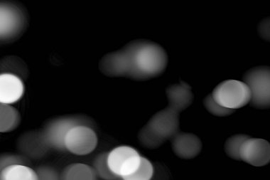 Renkli bulanık ışıkların soyut çizimi arka plan, bokeh etkisi, siyah arkaplan üzerinde