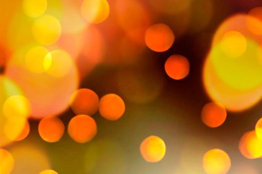 Renkli bulanık ışıkların soyut çizimi arka plan, bokeh etkisi, siyah arkaplan üzerinde