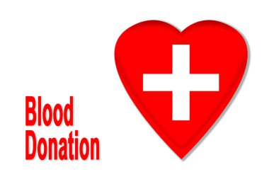 Kan bağışlayacak bir kalbin resmi.