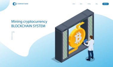 Itric Cryptomining çiftlik konsepti. Kripto Para Birimi Madencilik Ekipmanı. GPU kartı kullanarak kripto para çıkartılıyor