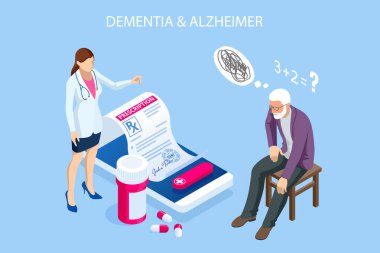 Isometric Alzheimer hastalığı, Alzheimer belirtileri. Alzheimer hafıza, düşünce ve davranışları etkileyen bir bunama türüdür..