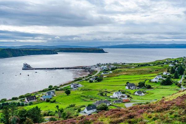 Uig Isle Skye September 2021 Blick Auf Uig Ein Dorf — Stockfoto