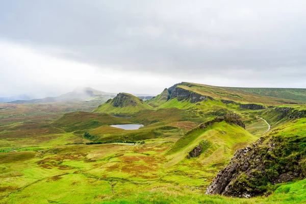 Skye Adası 'ndaki sessiz manzara, İç Hebrides, İskoçya