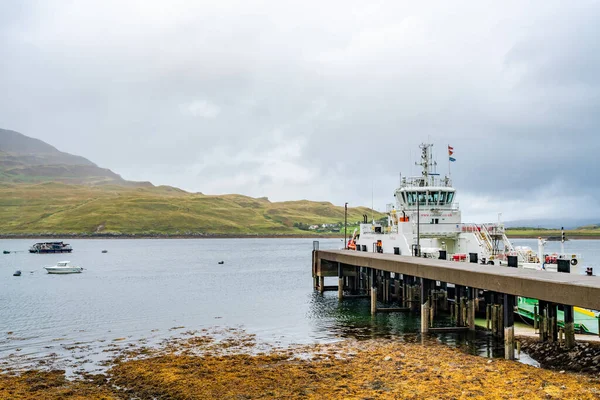 Sconser Isle Skye September 2021 Ferry Sconser Mouth Loch Sligachan — Stock Photo, Image