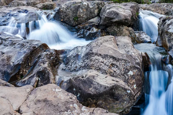 Baseny Wróżek Kaskada Rzece Kruche Stóp Black Cuillins Wyspa Skye — Zdjęcie stockowe