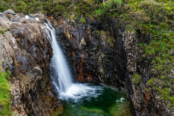 Piscinas Hadas Una Cascada Río Brittle Pie Los Black Cuillins —  Fotos de Stock