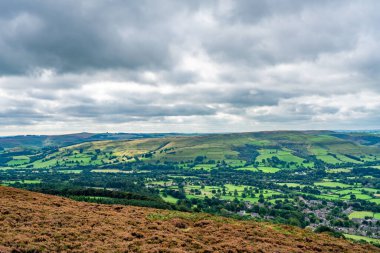 Derwent Valley in the Peak District from Bamford Edge, Derbyshire England
