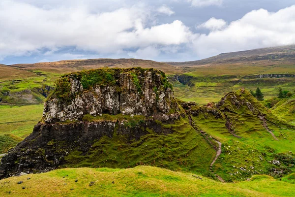 Fairy Glen Auf Der Insel Skye Schottland — Stockfoto