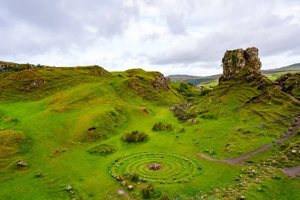 Fairy Glen Auf Der Insel Skye Schottland — Stockfoto