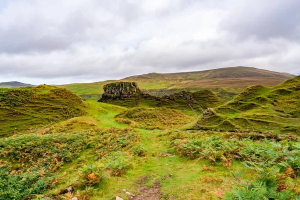 Fairy Glen Auf Der Insel Skye Schottland — Stockfoto