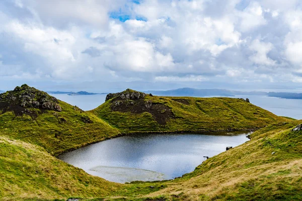 Widok Starego Człowieka Storr Wyspa Skye Szkocja — Zdjęcie stockowe