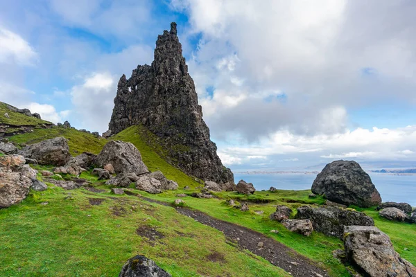 Formacja Skalna Old Man Storr Wyspie Skye Szkocja — Zdjęcie stockowe