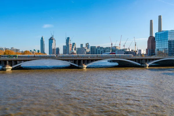 Londen November 2021 Londen Skyline Met Moderne City Offic Gebouwen — Stockfoto