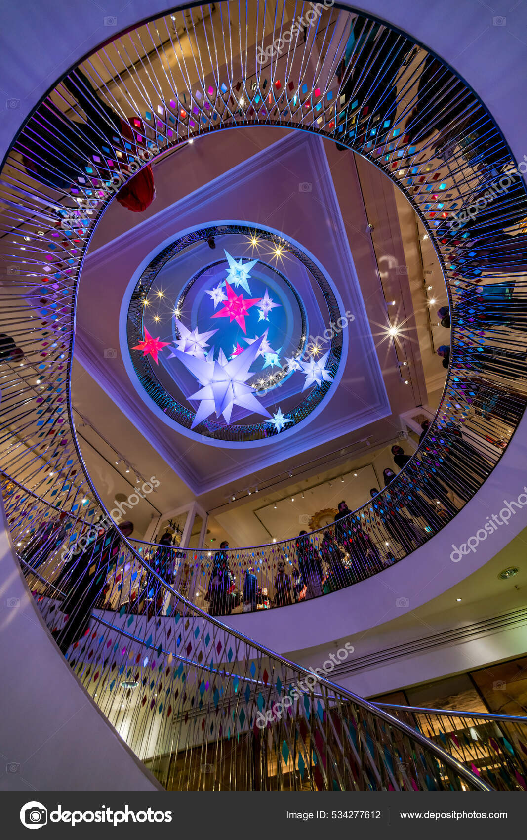 London December 2021 Fortnum Mason Decorated Christmas Established 1707