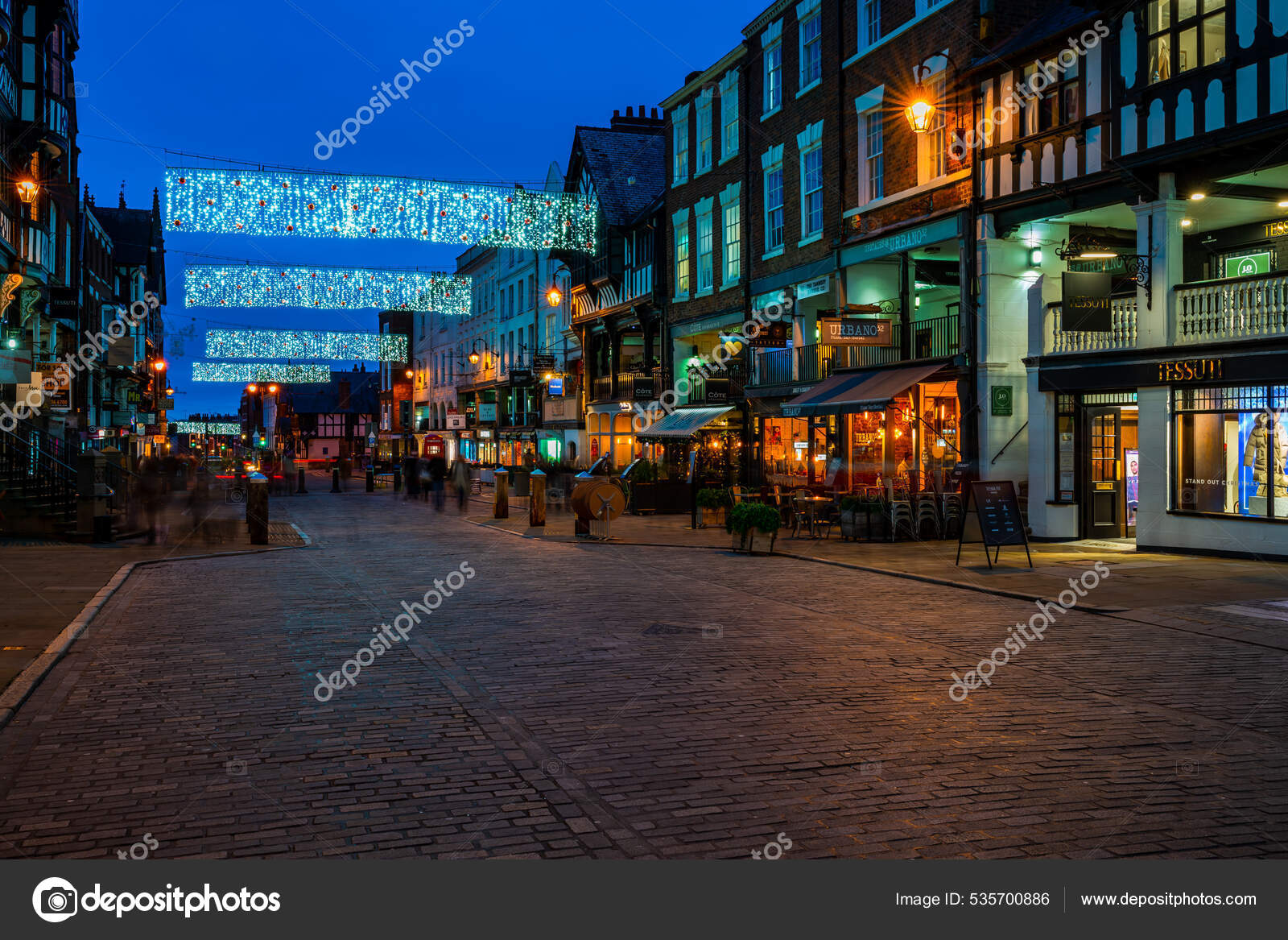 Честер Чешир Великобритания Десят 2021 Рощи Висячих Рождественских.