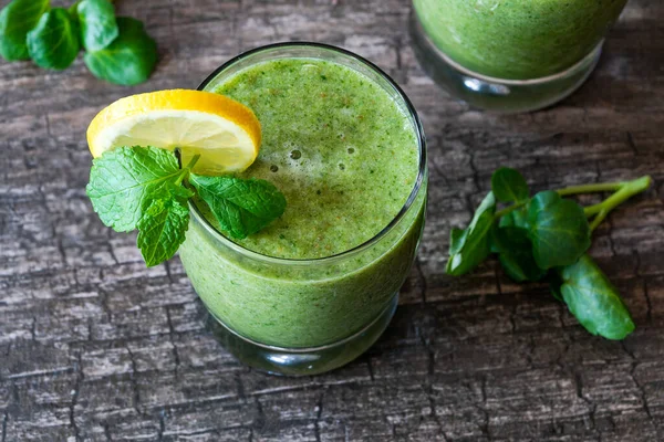 Green Pear Watercress Smoothie — Stock fotografie