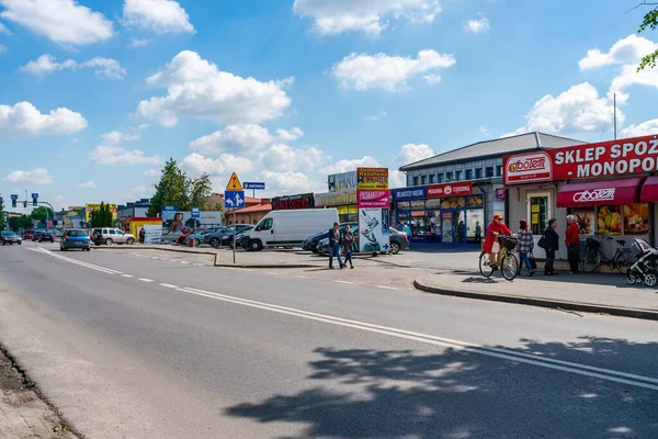 Lukow Poland Maj 2022 Lukow Stad Östra Polen Med 727 — Stockfoto