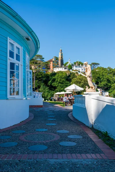 Portmeirion Wales July 2022 Portmeirion Tourist Village North Wales Designed — Stock Photo, Image