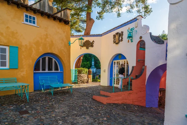 Portmeirion Wales July 2022 Portmeirion Tourist Village North Wales Designed — Stok fotoğraf