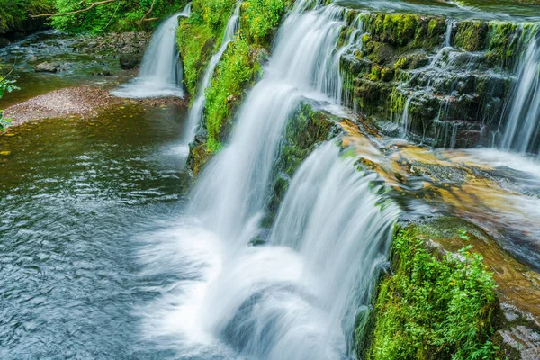 Sgwd Pannwr Waterfall Wales — 图库照片